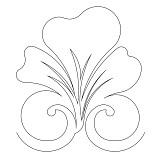 feather leaf curl border 001